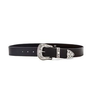 B-Low the Belt Frank Belt Silver & Black